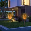 Outdoor Garden Solar Flame Light Waterproof LED Torch Lamp Yard Decoration