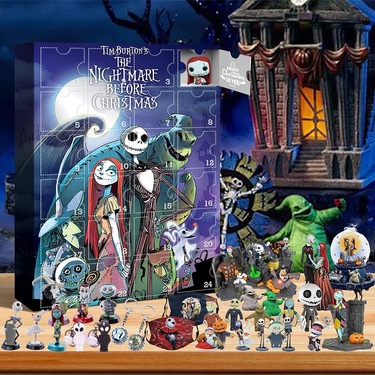 The Nightmare Before Christmas Advent Calendar- 🎁24 Gifts Are In It