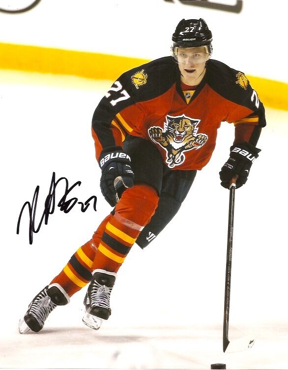 Florida Panthers Nick Bjugstad Signed Autographed 8x10 Photo Poster painting COA