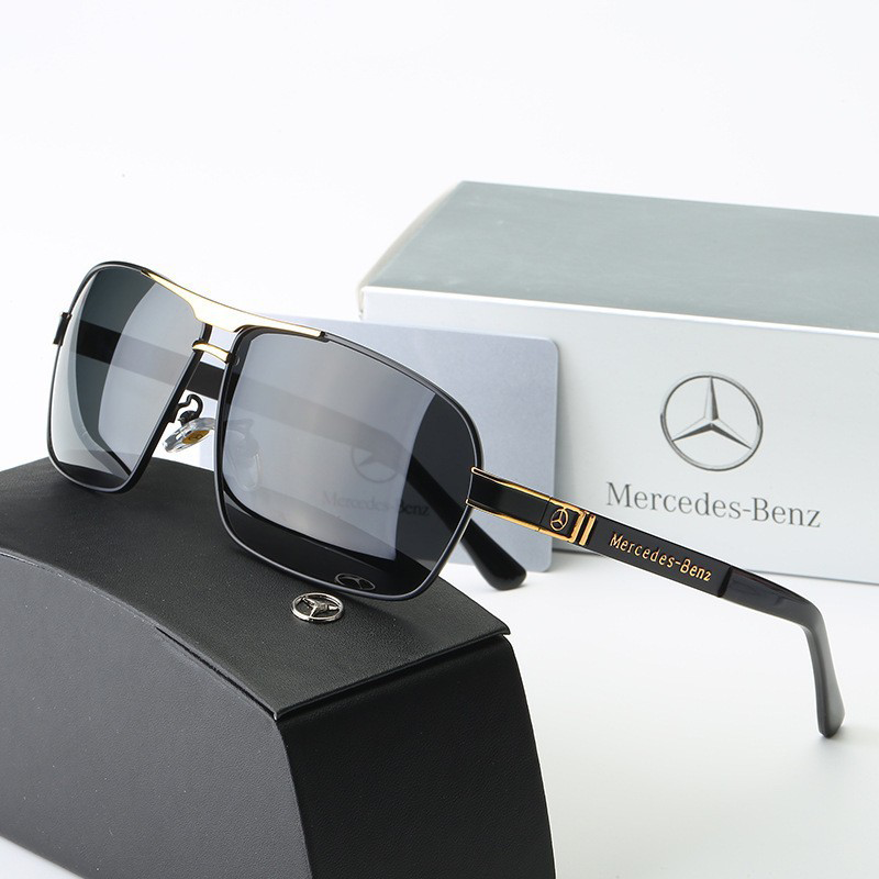 Nowe męskie okulary przeciwsłoneczne Mercedes Benz 2023