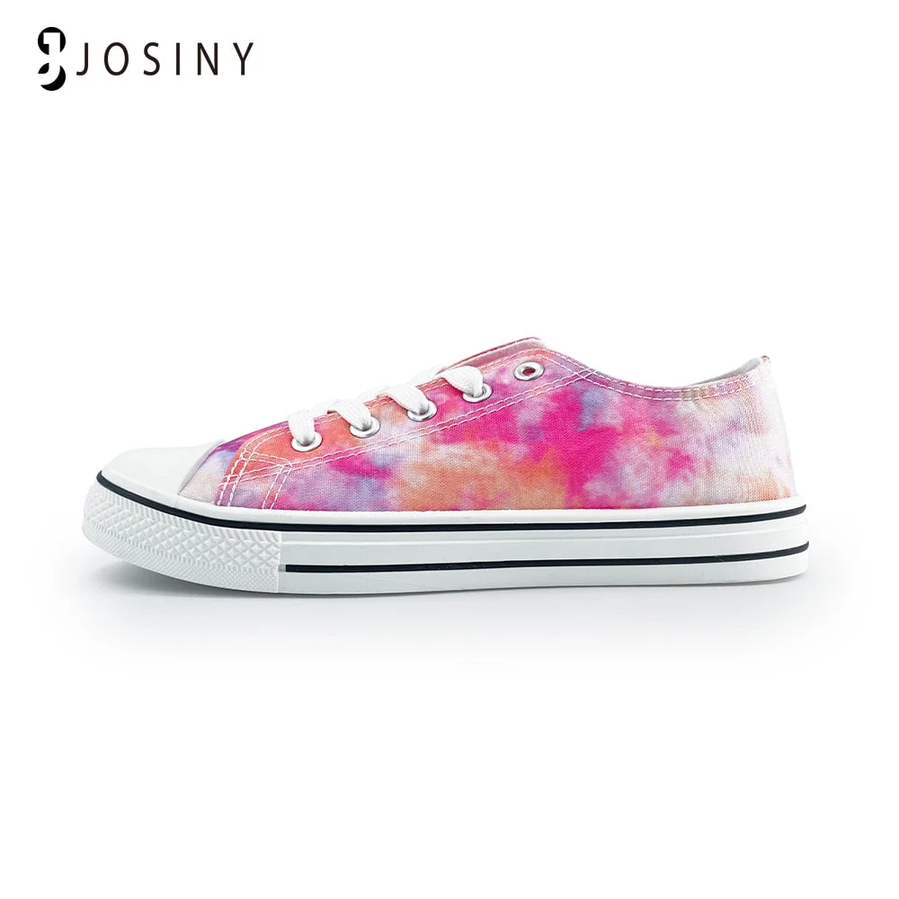 JOSINY Classic Women&#39;s Sneakers Sports Canvas Shoes For Women Casual Ladies Flat Lace-up