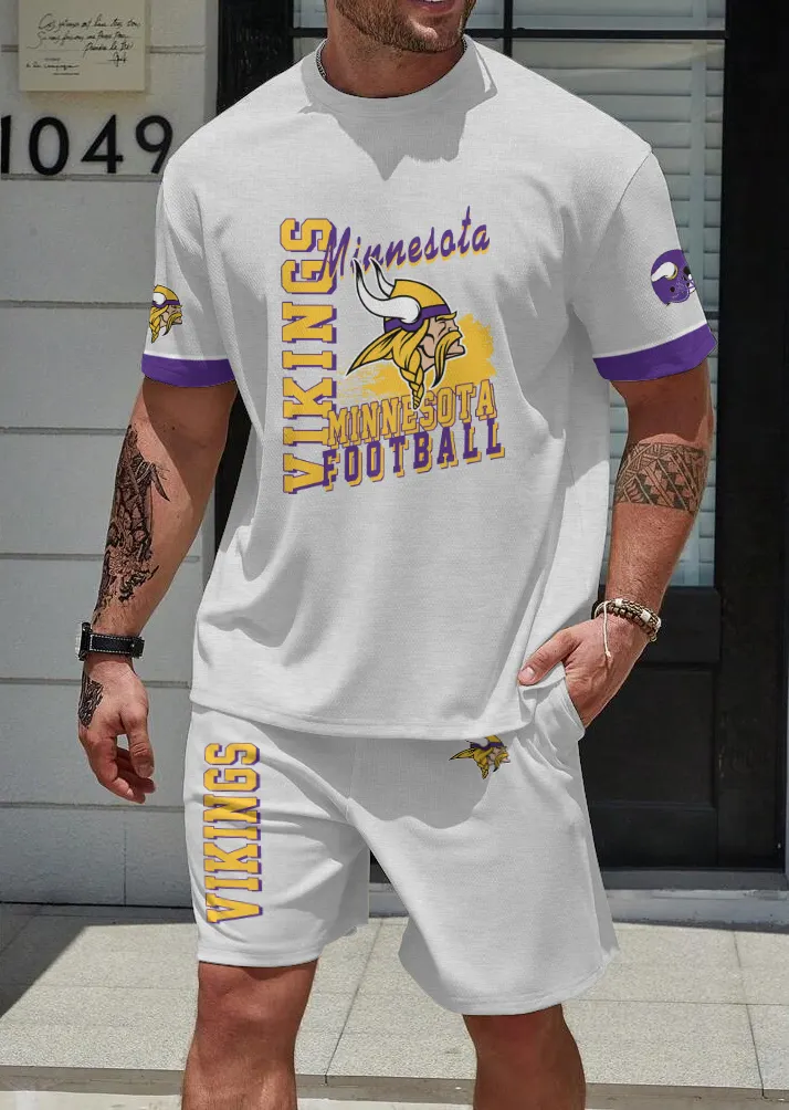 Minnesota Vikings Limited Edition Top And Shorts Two-Piece Suits