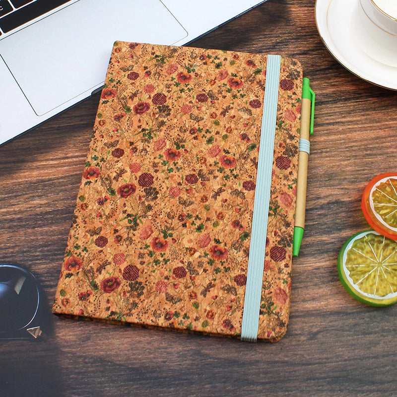 1 Piece Plant Learning Paper Cork Novelty Notebook