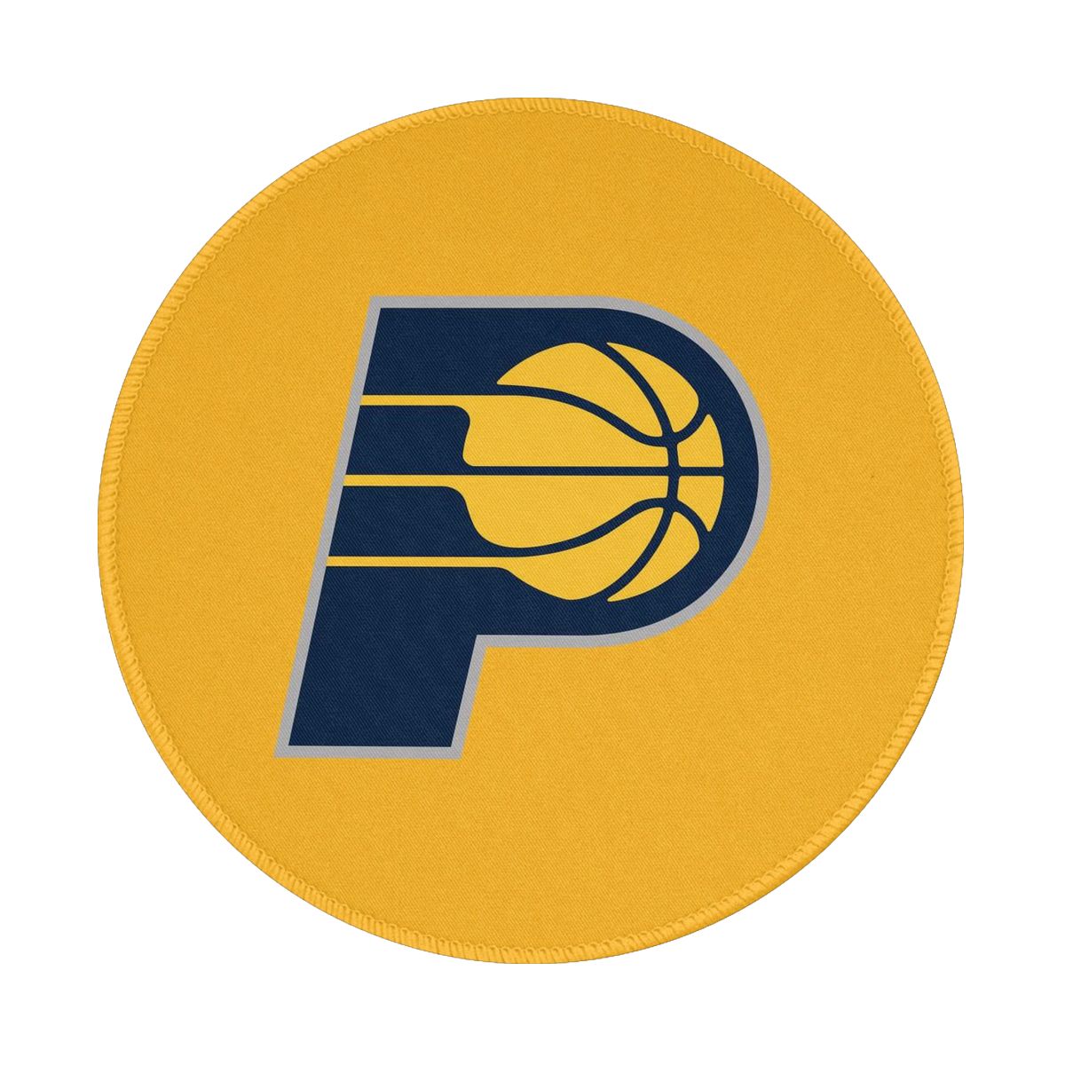 Indiana Pacers Yellow Non-Slip Rubber Round Mouse Pad