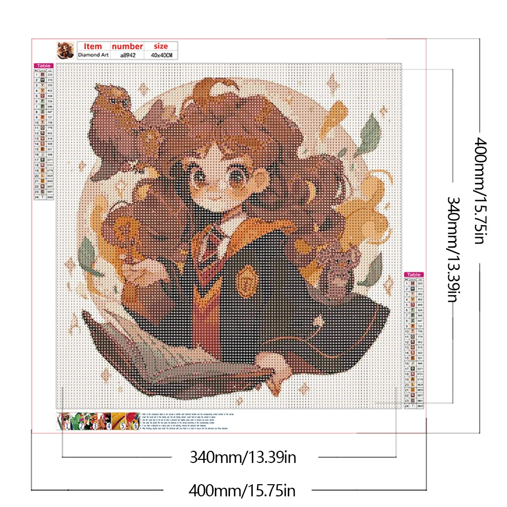 Diamond Painting - Full Round Drill - Harry Potter Hermionet(Canvas|50*40cm)
