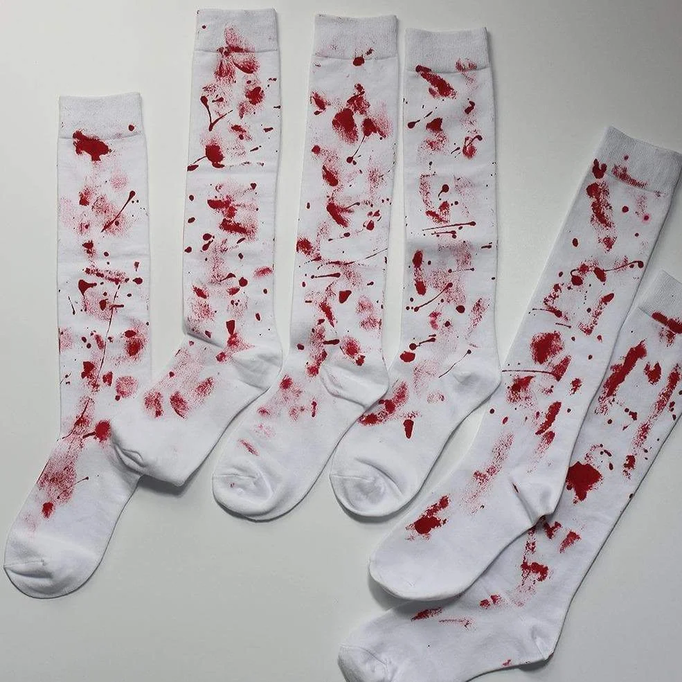 Gothic Blood Stained Socks SP17186