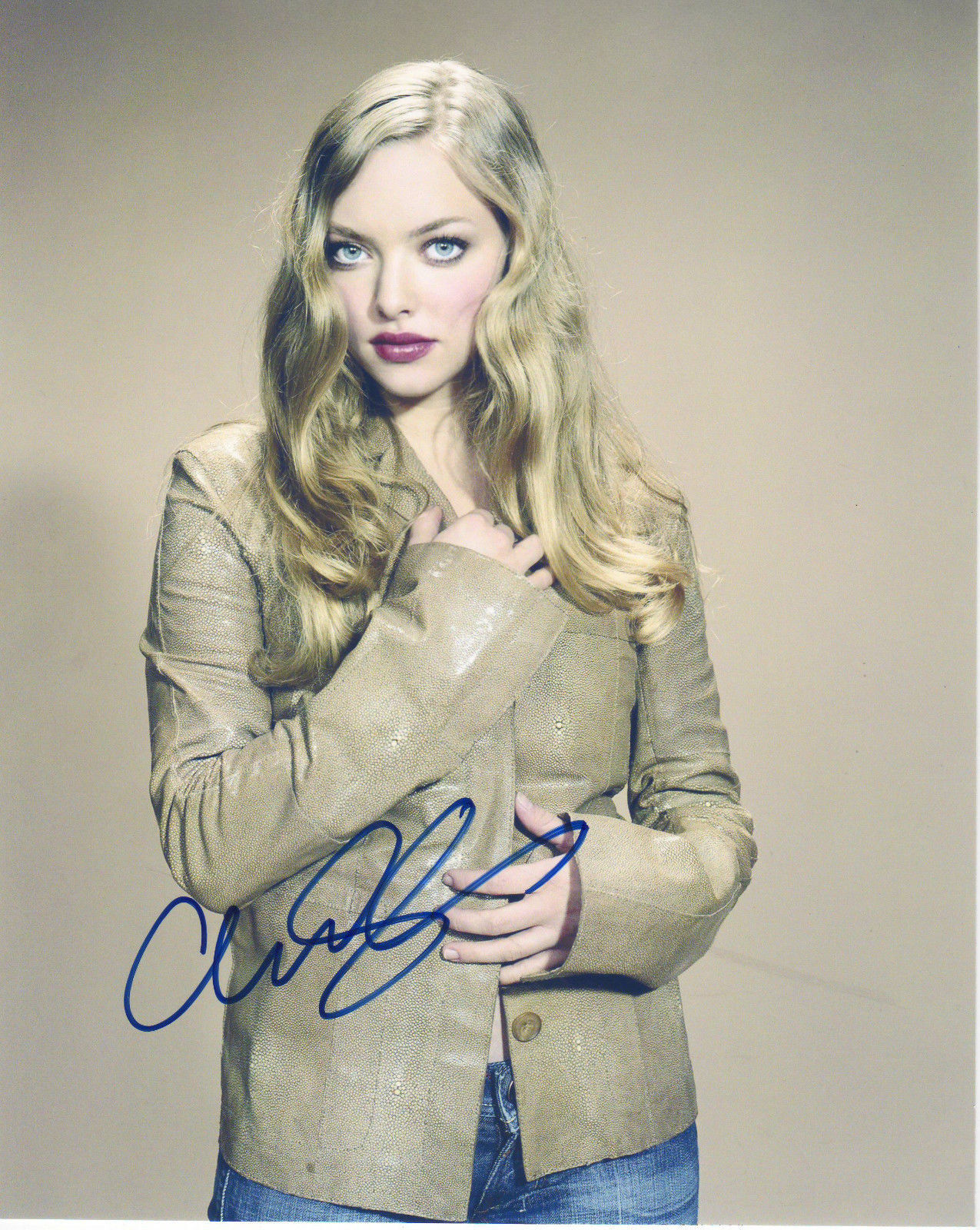 AMANDA SEYFRIED AUTOGRAPH SIGNED PP Photo Poster painting POSTER