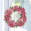 DIY Special Shaped Drills Diamond Painting Flower Wreath Kit