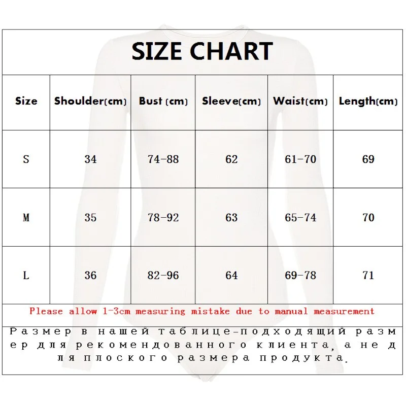 Sexy Women's Bodysuit Fashion Long-sleeve Round Neck Slim Body All-match Bottoming One-Piece Cotton Bodysuit for Female Girls
