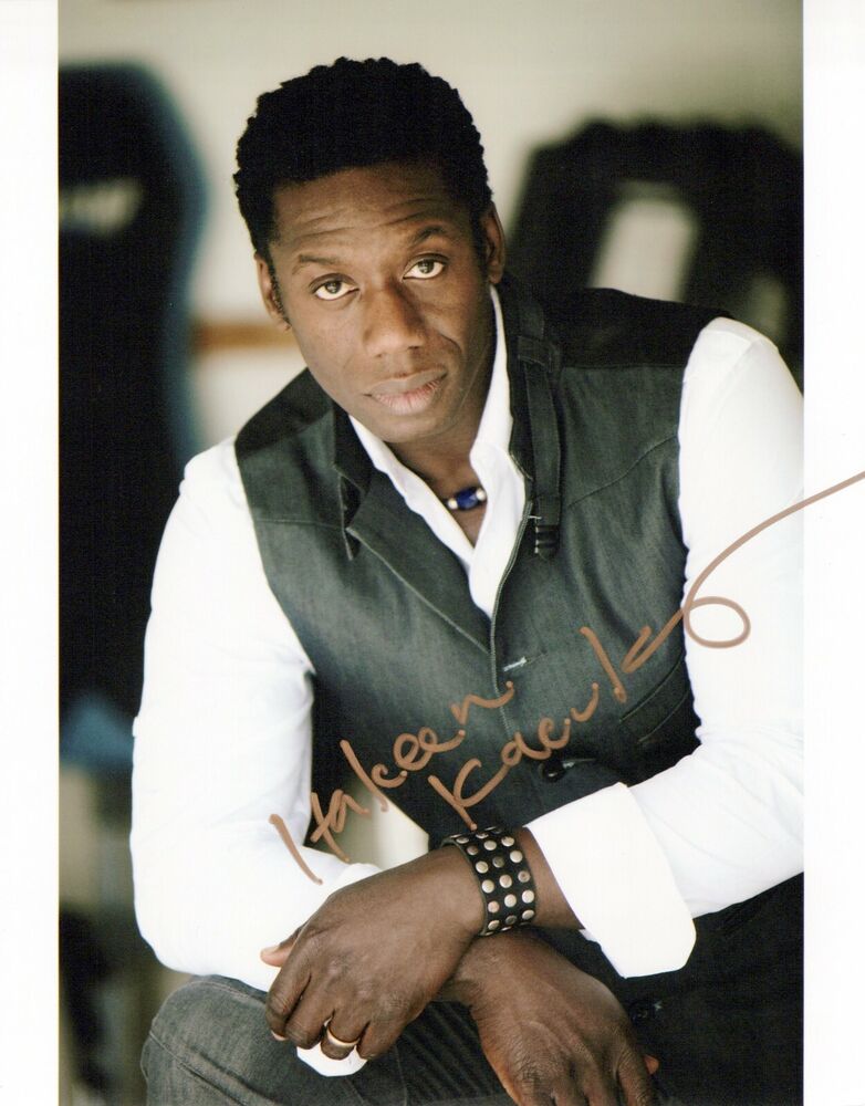 Hakeem Kae-Kazim head shot autographed Photo Poster painting signed 8x10 #3