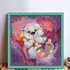 Starry Sky Bear - 14CT Stamped Cross Stitch 40*38cm/15.75*14.96in