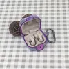 Protective Cover Compatible for Sony LinkBuds Clip WF-LC900 TPU Earphone Case Protective Skin Case with Carabiner Anti Scratch & Shockproof