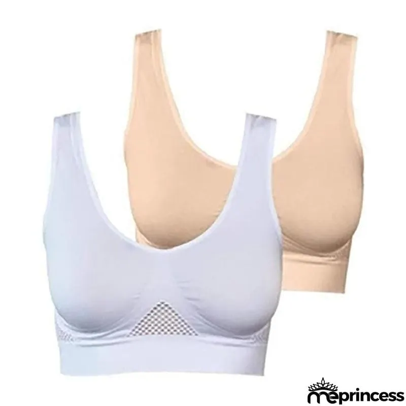 Fashion Hollowed-Out Breathing-Hole Sports Bra