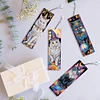 4Pcs Halloween Katze - 5d DIY Handwerk Lesezeichen