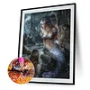 Meerjungfrau 5d DIY Runde Vollbohrer Dimond Gem&auml;lde Kit Haus Wanddekoration 30x40cm