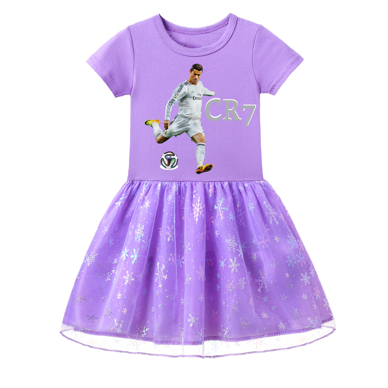 Mayoulove Cristiano Ronaldo Kids Dress for Boys  Girls - Stylish, Trendy, Sports-Inspired, Perfect for Young Fans-Mayoulove