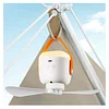 Hanging and standing dual-purpose audio small ceiling fan USB portable fan camping fan with night light detachable fan blades replaceable 4-speed timer with remote control