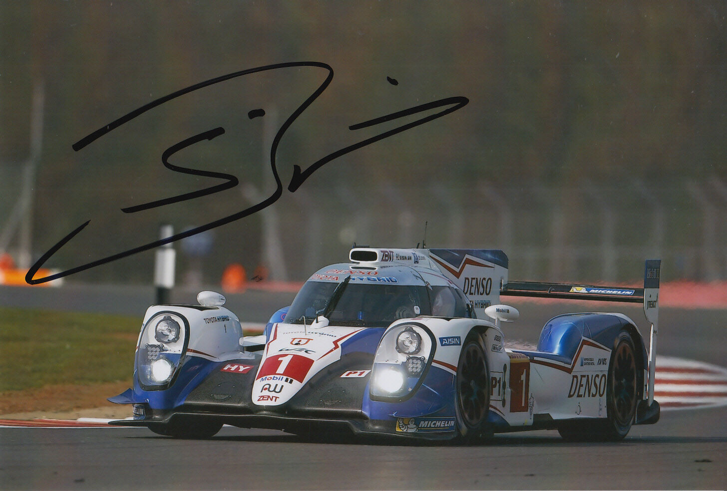 Sebastien Buemi Toyota Hand Signed 7x5 Photo Poster painting 2015 Le Mans 3.