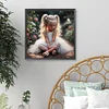 Diamond Painting-DIY Full Round Drill Little Girl(40*40 CM)