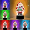 DIY Diamond Painting 7 Color Night Light Lamp Home Decoration Ornament Gift Kit(Santa Claus)