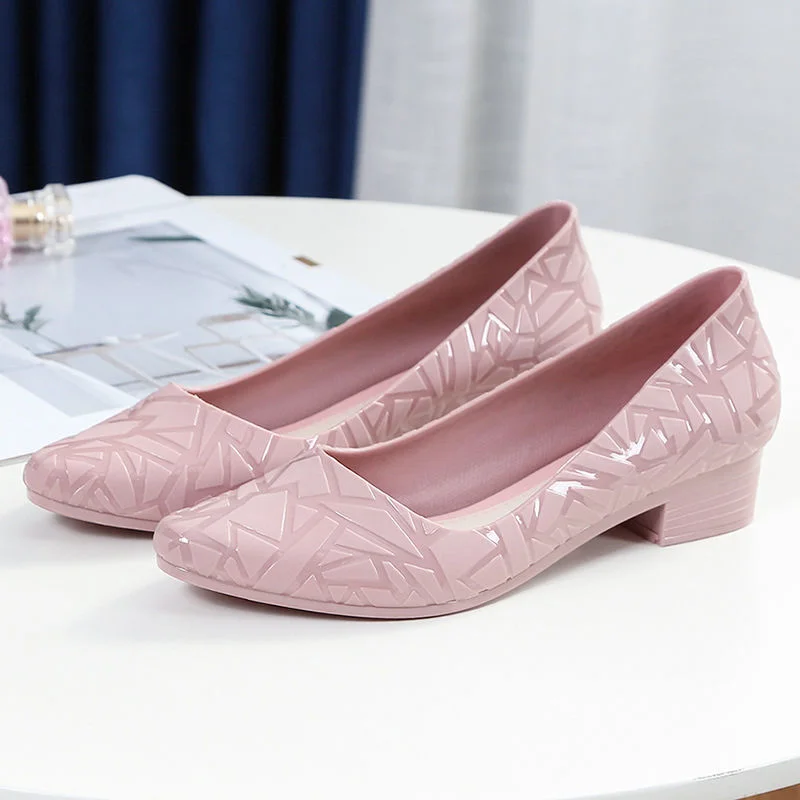 Fashion Water Shoes,Women Rain Boots,Household Kitchen Wearing Jelly Galosh,Antiskid Rubber Shoe,Blue,Purple,Black,Dropshipping