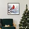 Diamond Painting-DIY Full Round Drill Snowy Cardinal