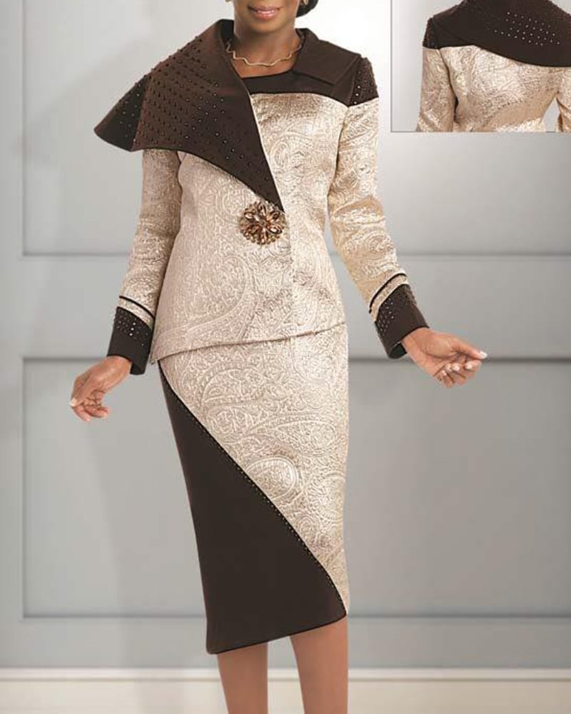 Ladies Casual Elegant Versatile Satin Dress