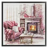 Comfortable Morning-14CT Stamped Cross Stitch Egyptian Cotton 40*40cm/15.75*15.75in tapestrymarket