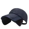 Sun Visor Hat Retractable Brim Mesh Baseball Cap Fishing Hat for Men and Women