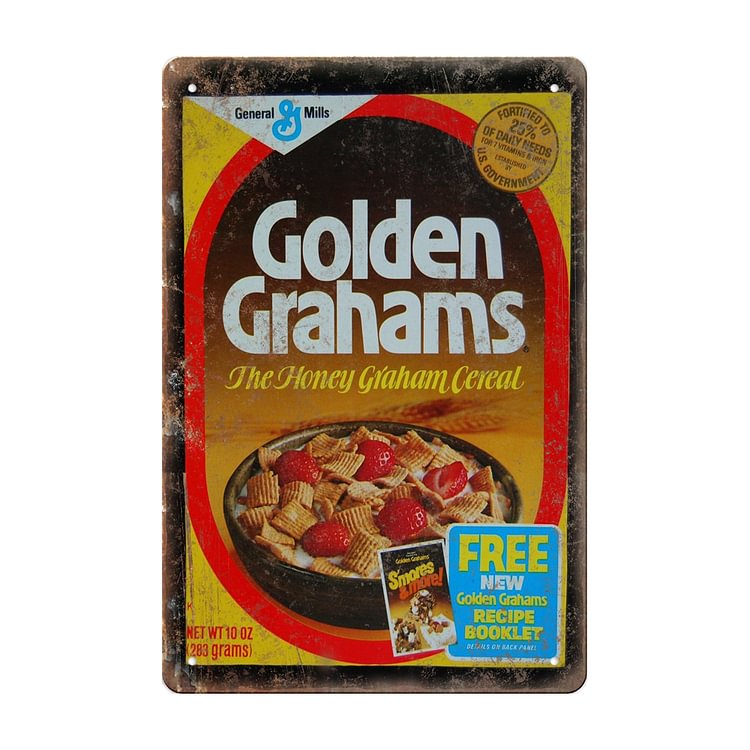 Golden Grahams Cereal Box - Vintage Tin Signs/Wooden Signs - 20*30cm/30*40cm
