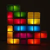 Tetris Lamp DIY Stackable Puzzle LED Night Light Table Lamp Mood Light Retro Night Light Multi-Shape Buildable Bedroom Living Room Decoration Home Lighting