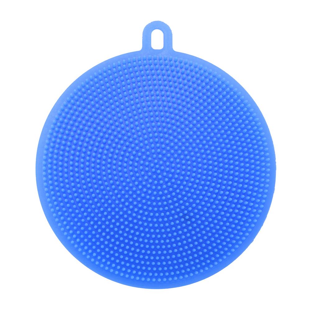 

Silicone Dish Washing Brush Household Pot Pan Bowl Cleaning Tools (Blue, 501 Original