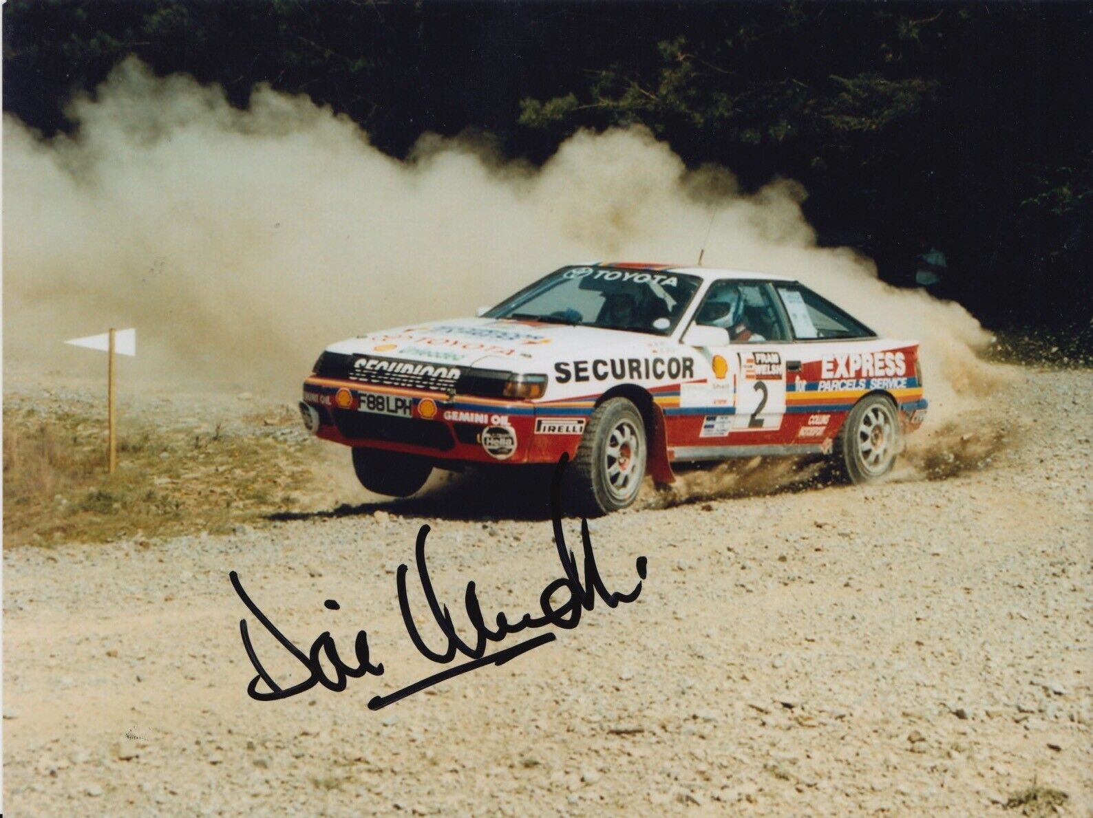 David Llewellin Hand Signed 8x6 Photo Poster painting - Rally Autograph 1.