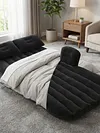 Inflatable Car Air Mattress Backseat Bed with Air Pump for Camping Road Trip