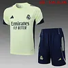 2025/2026 Real Madrid pre-match training Light Green Shirt+Shorts 1:1 Thai Quality