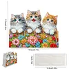 Acrylic Double Sided Christmas 5D DIY Diamond Art Paper Towel Storage Rack Napkin Holder Kit