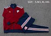2025/2026 Arsenal Long Zipped Jacket Deep Red Football Shirt 1:1 Thai Quality