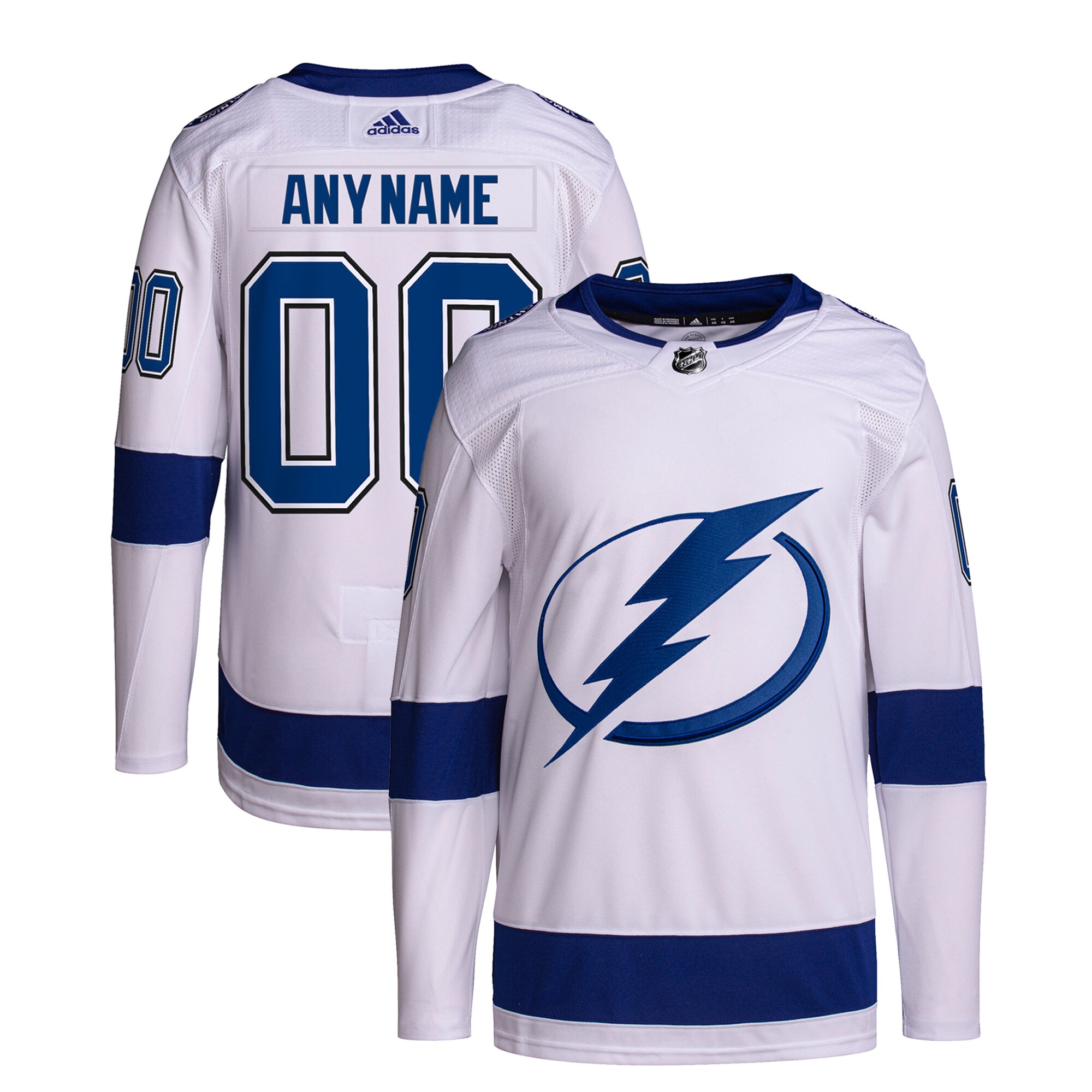 Tampa Bay Lightning   Away  Primegreen  Custom Jersey – White mysite