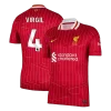VIRGIL #4 Liverpool Home Soccer Jersey 2024/25