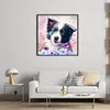 Border Collie Dog-11CT Stamped Cross Stitch 40*40cm