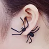 Boucles d'oreilles araign&eacute;e gothique d'Halloween