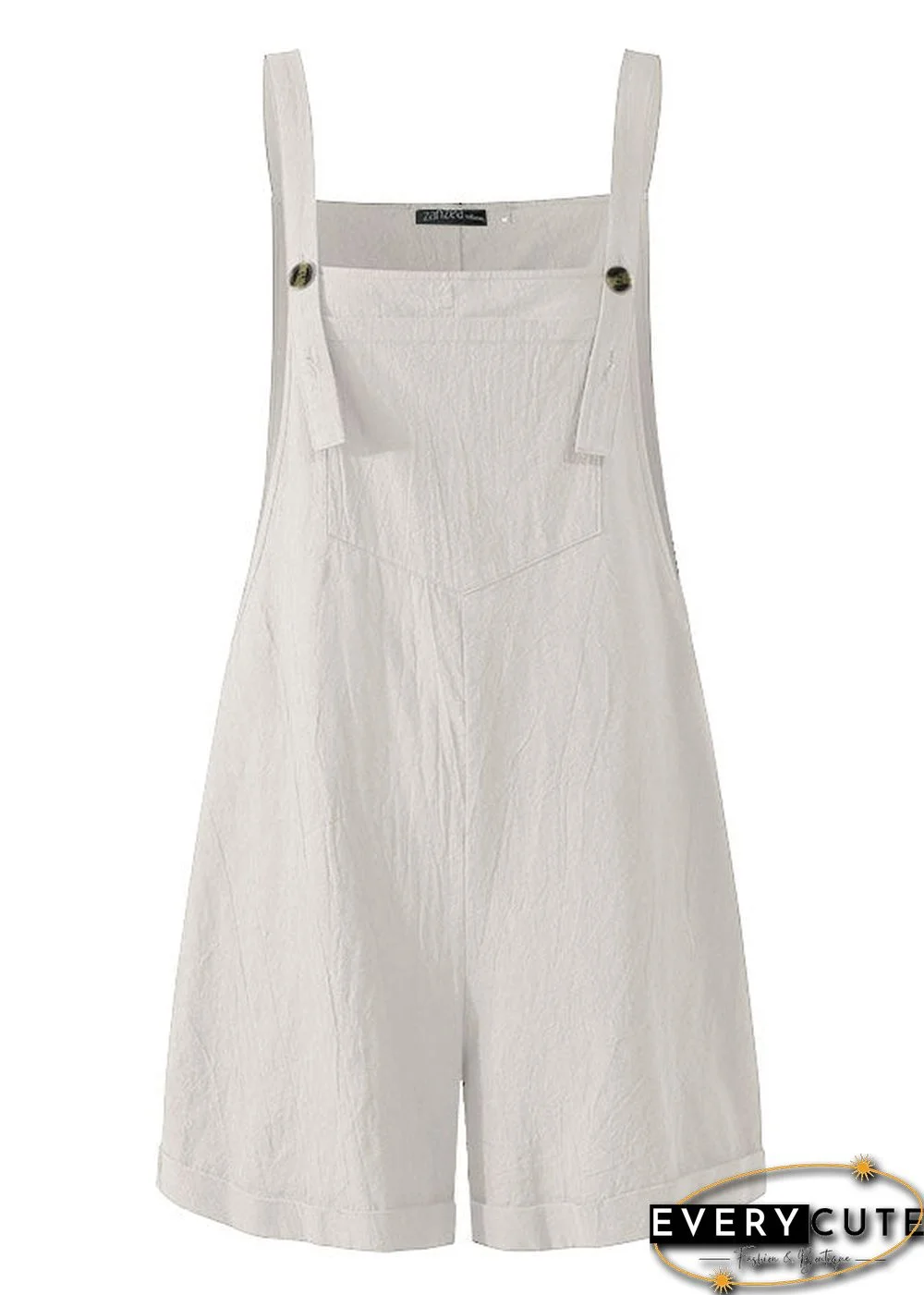 Nude Linen Jumpsuit Summer