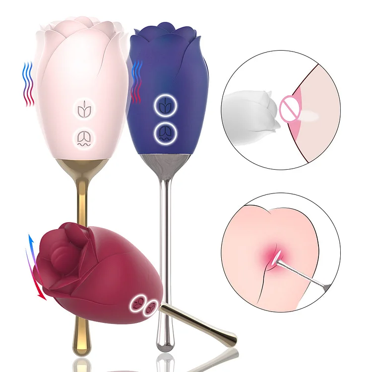 Rose Vibrator | Tongue-Clit Stimulator