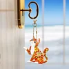 DIY Diamond Painting Keychain-5pcs/Set Cat Bag Keychain Jewelry Gift