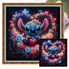 Stitch Heart Flower-11CT Stamped Cross Stitch 45*45cm tapestrymarket