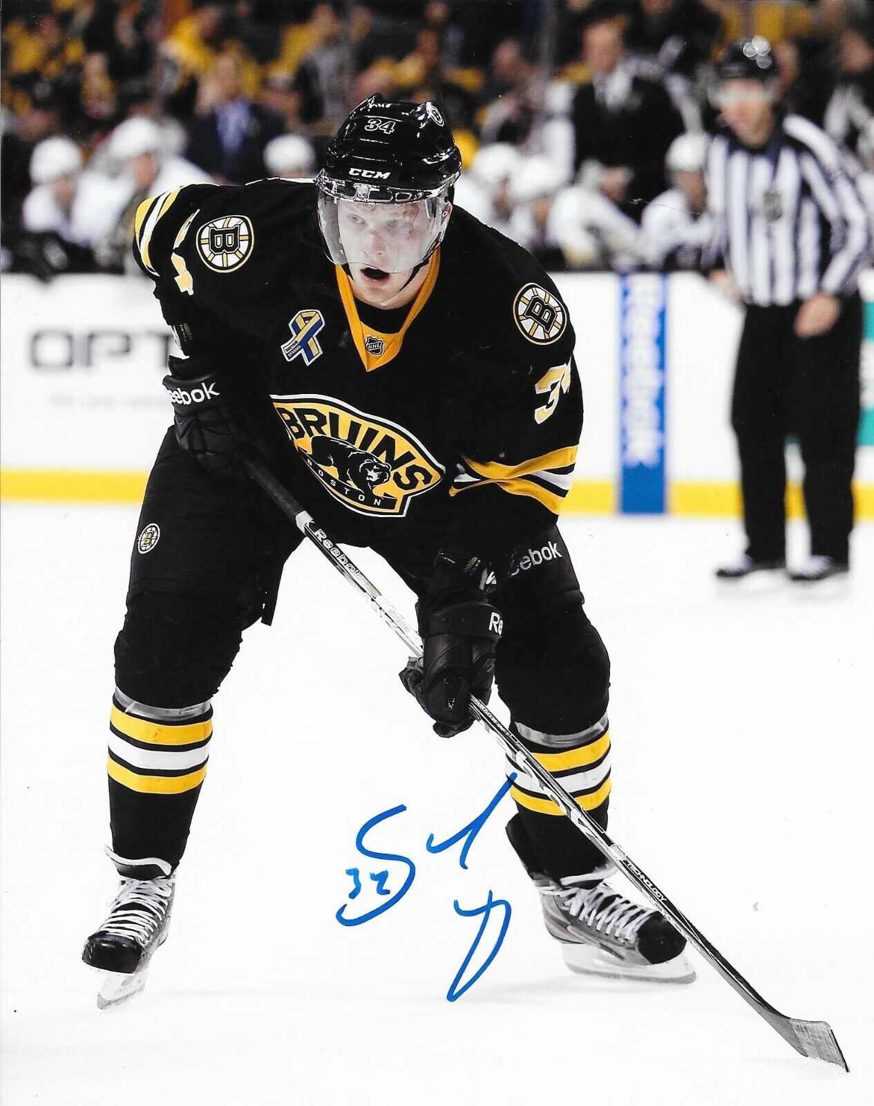 Carl Soderberg signed Boston Bruins 8x10 Photo Poster painting autographed 2