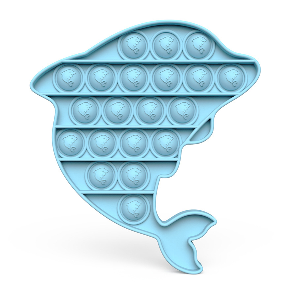 

Dolphin Blue - Pop It Fidget Toy, 501 Original