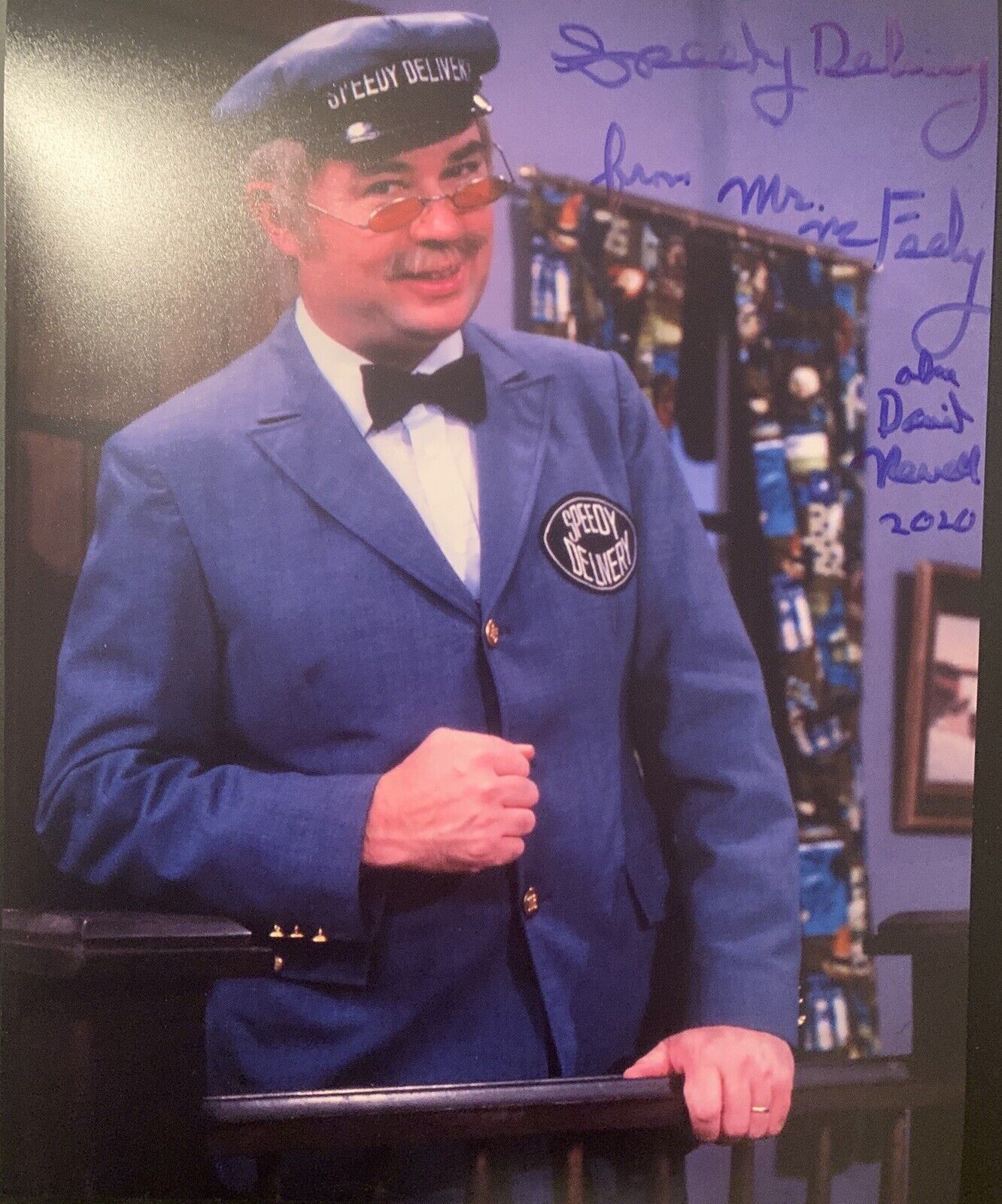 david newell Signed 8x10 Mr Rogers Pic Photo Poster painting Auto