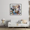 Sewing Gnome-11CT Stamped Cross Stitch 45*45cm/17.72*17.72in tapestrymarket