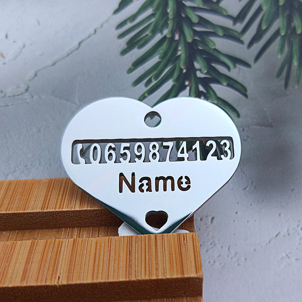 Sewing Heart Personalized Tags